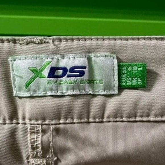 Daily Sports XDS Khaki Cropped Cargo Pants Womens 6 Tan Capri Utility Ankle Zip - Picture 9 of 16